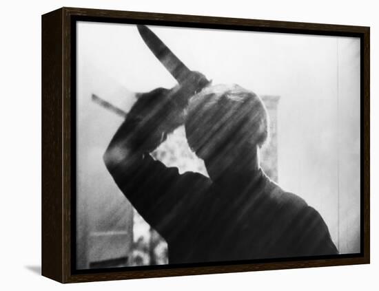 Psycho, Anthony Perkins, Directed by Alfred Hitchcock, 1960-null-Framed Stretched Canvas