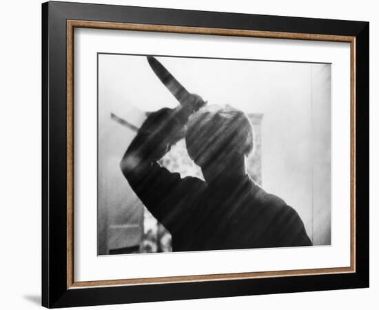 Psycho, Anthony Perkins, Directed by Alfred Hitchcock, 1960-null-Framed Photo