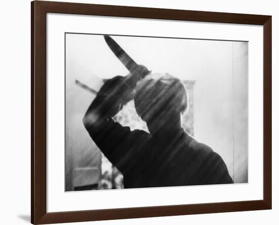 Psycho, Anthony Perkins, Directed by Alfred Hitchcock, 1960-null-Framed Photo