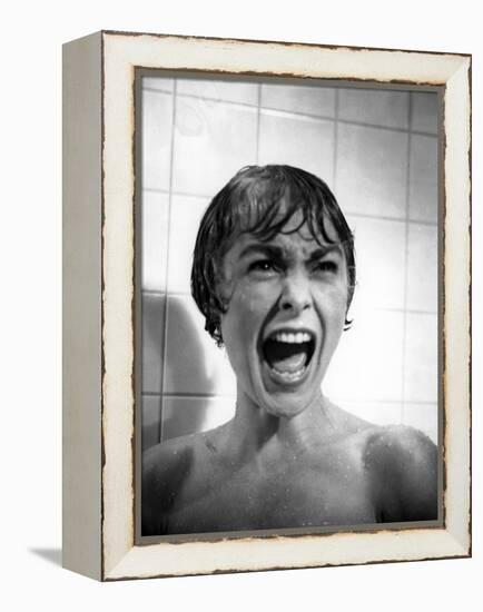 Psycho, Janet Leigh, Directed by Alfred Hitchcock, 1961-null-Framed Stretched Canvas