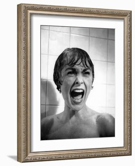 Psycho, Janet Leigh, Directed by Alfred Hitchcock, 1961-null-Framed Photo