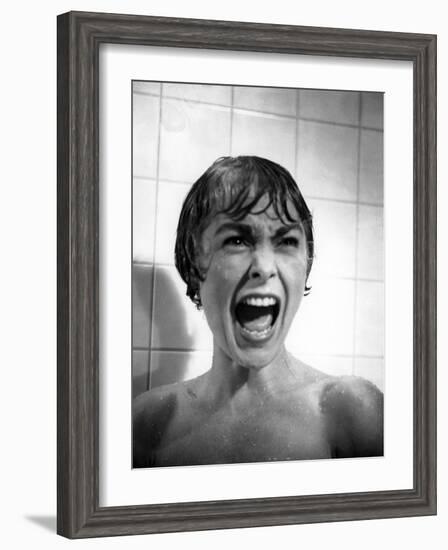 Psycho, Janet Leigh, Directed by Alfred Hitchcock, 1961-null-Framed Photo