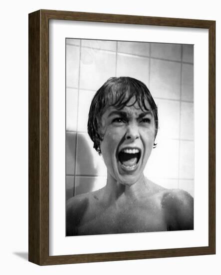 Psycho, Janet Leigh, Directed by Alfred Hitchcock, 1961-null-Framed Photo