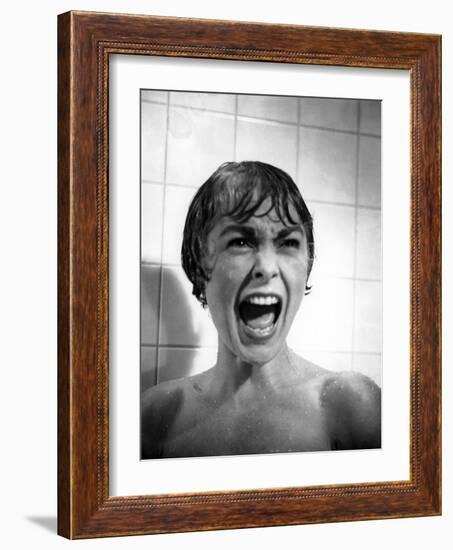 Psycho, Janet Leigh, Directed by Alfred Hitchcock, 1961-null-Framed Photo