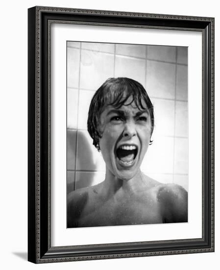 Psycho, Janet Leigh, Directed by Alfred Hitchcock, 1961-null-Framed Photo