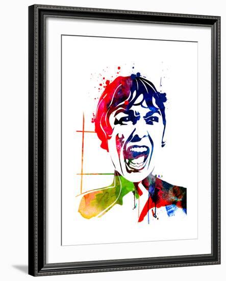 Psycho Watercolor-Lora Feldman-Framed Art Print