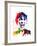 Psycho Watercolor-Lora Feldman-Framed Art Print