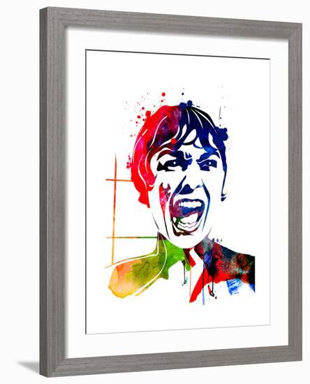 Psycho Watercolor-Lora Feldman-Framed Art Print