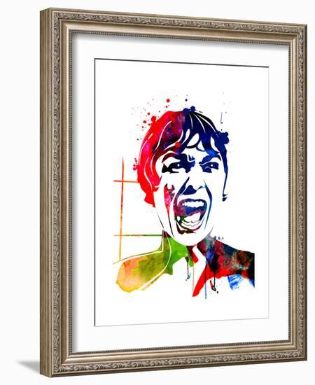 Psycho Watercolor-Lora Feldman-Framed Premium Giclee Print