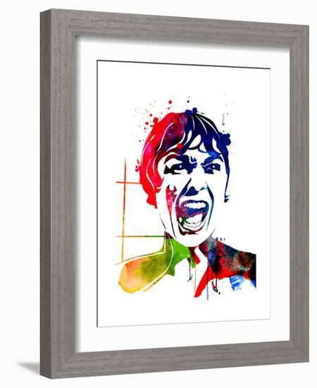 Psycho Watercolor-Lora Feldman-Framed Premium Giclee Print