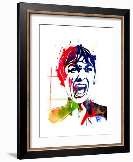 Psycho Watercolor-Lora Feldman-Framed Premium Giclee Print