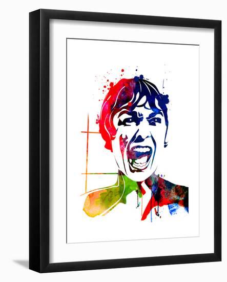 Psycho Watercolor-Lora Feldman-Framed Premium Giclee Print