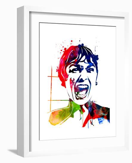 Psycho Watercolor-Lora Feldman-Framed Premium Giclee Print