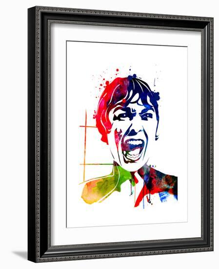 Psycho Watercolor-Lora Feldman-Framed Premium Giclee Print