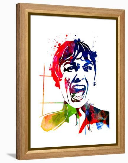 Psycho Watercolor-Lora Feldman-Framed Stretched Canvas