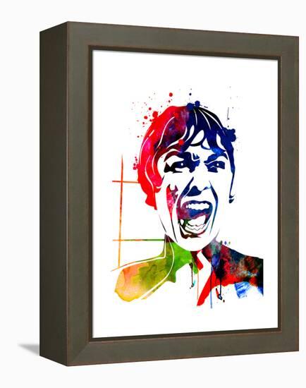 Psycho Watercolor-Lora Feldman-Framed Stretched Canvas