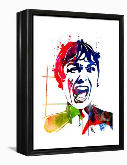 Psycho Watercolor-Lora Feldman-Framed Stretched Canvas