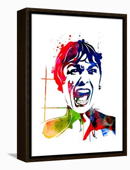 Psycho Watercolor-Lora Feldman-Framed Stretched Canvas