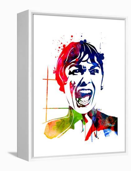 Psycho Watercolor-Lora Feldman-Framed Stretched Canvas