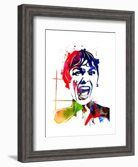 Psycho Watercolor-Lora Feldman-Framed Premium Giclee Print