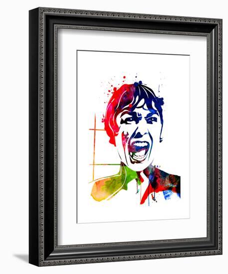 Psycho Watercolor-Lora Feldman-Framed Premium Giclee Print