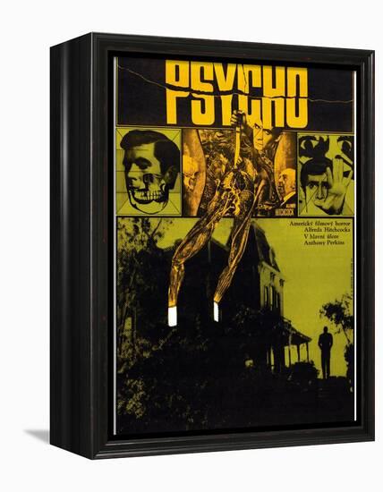 Psycho-null-Framed Stretched Canvas