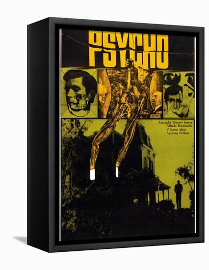 Psycho-null-Framed Stretched Canvas
