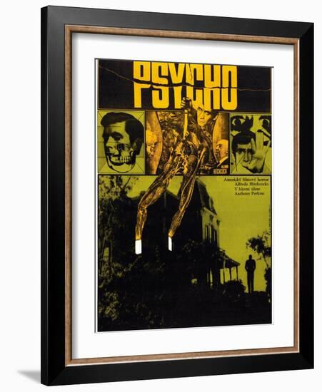 Psycho-null-Framed Art Print