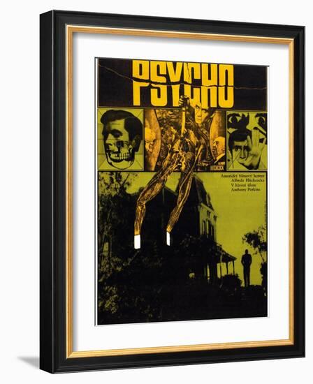 Psycho-null-Framed Art Print