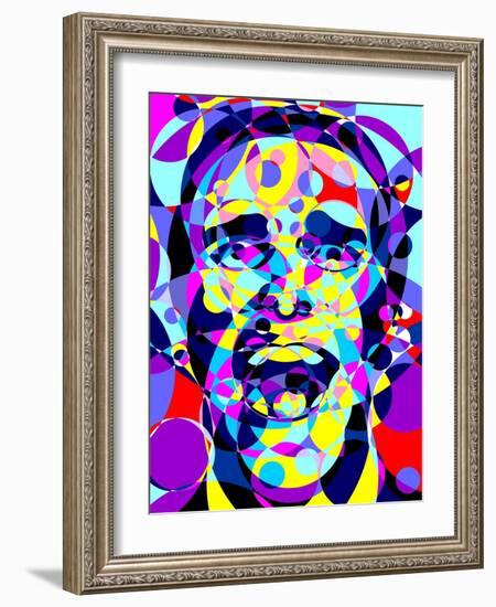 Psycho-Cristian Mielu-Framed Art Print