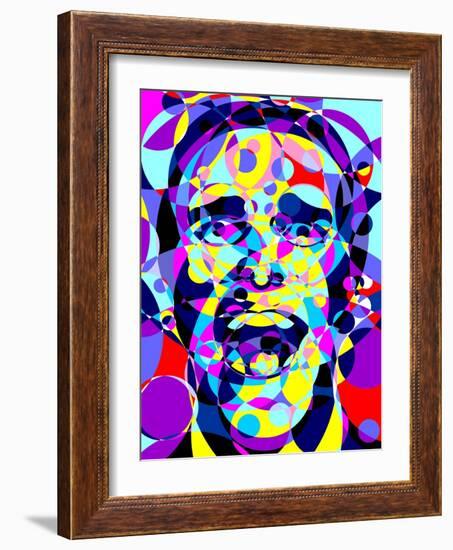 Psycho-Cristian Mielu-Framed Art Print