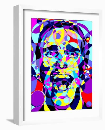 Psycho-Cristian Mielu-Framed Art Print