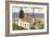 Pt. Judith Lighthouse, Narragansett, Rhode Island-null-Framed Art Print