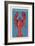 Pt. Pleasant Beach, New Jersey - Lobster Woodblock-Lantern Press-Framed Premium Giclee Print