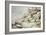 Ptarmigan in snow covered landscape-Carl Donner-Framed Giclee Print