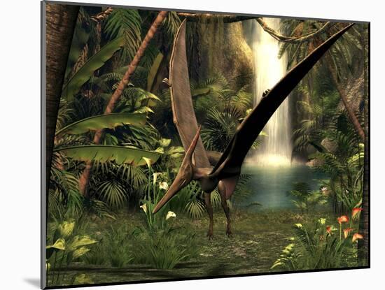 Pteranodon Pterosaur, Artwork-Friedrich Saurer-Mounted Photographic Print