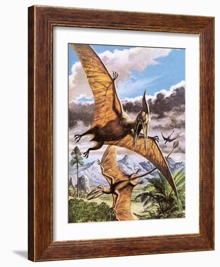 Pteranodon-Payne-Framed Giclee Print