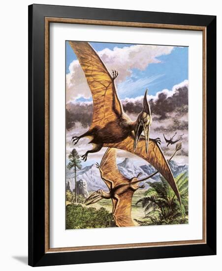 Pteranodon-Payne-Framed Giclee Print