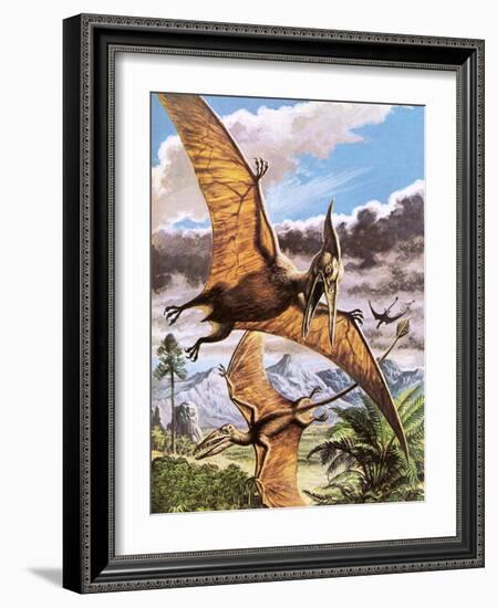 Pteranodon-Payne-Framed Giclee Print