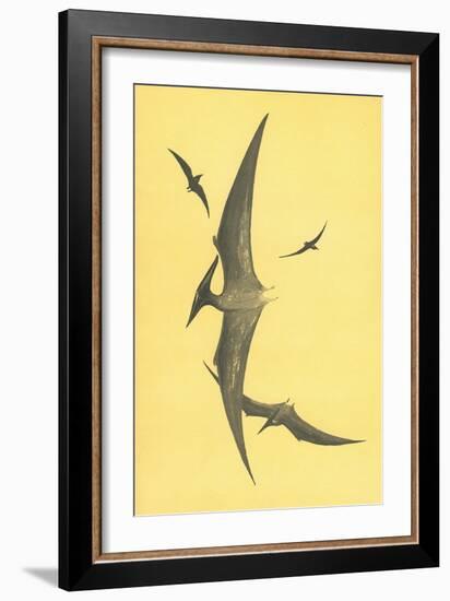 Pterodons-null-Framed Art Print