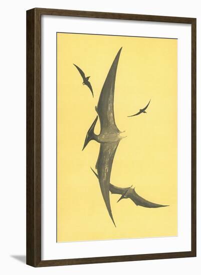 Pterodons-null-Framed Art Print