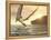 Pterosaur Fishing, Computer Artwork-Roger Harris-Framed Premier Image Canvas