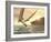 Pterosaur Fishing, Computer Artwork-Roger Harris-Framed Photographic Print