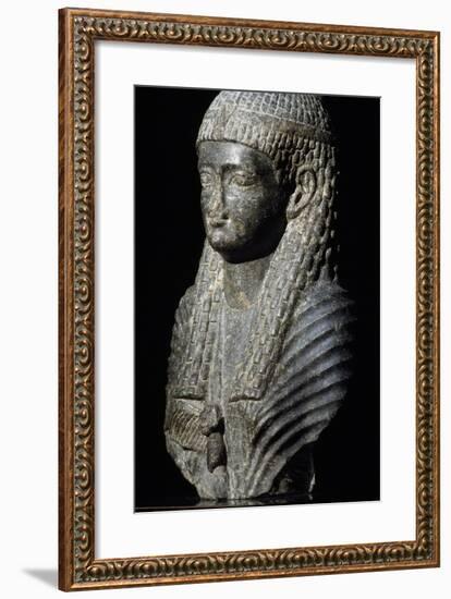 Ptolemaic Queen, Granite Statue, Found in Fouah, Ptolemaic Period BC-null-Framed Giclee Print