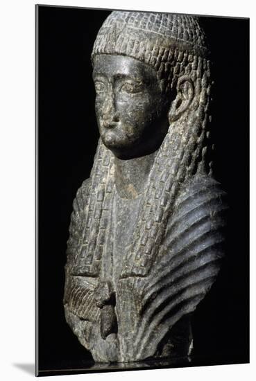 Ptolemaic Queen, Granite Statue, Found in Fouah, Ptolemaic Period BC-null-Mounted Giclee Print