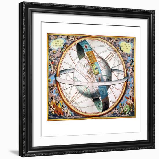 Ptolemaic Universe, 1660-Andreas Cellarius-Framed Giclee Print