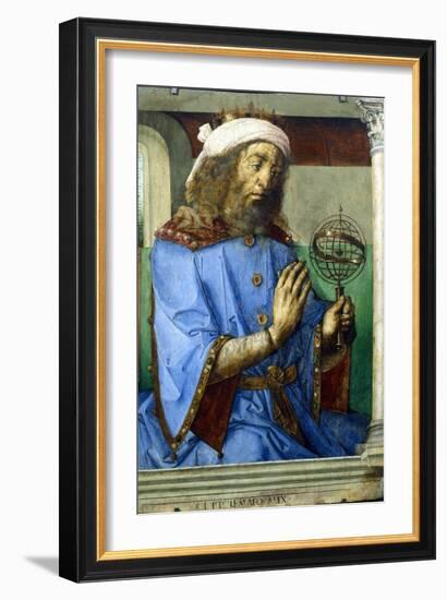 Ptolemy, Alexandrian Greek Astronomer and Geographer, Late 15th Century-Pedro Berruguete-Framed Giclee Print