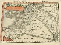 Map of North Africa and West Africa, Published in Strasbourg in 1522-Ptolemy-Framed Giclee Print