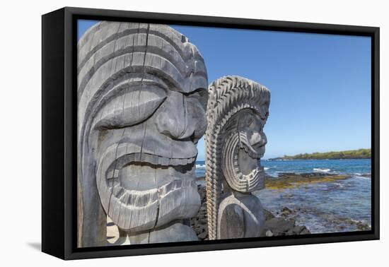 Pu'uhonua O Honaunau National Historic Park, Big Island, Hawaii-Maresa Pryor-Framed Premier Image Canvas