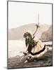 Pua with Sticks, Hawaiian Hula Dancer-Alan Houghton-Mounted Art Print